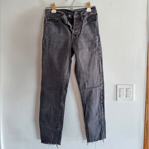 Levi’s Black High Rise Straight Denim Jeans Size 26 Denim Women’s